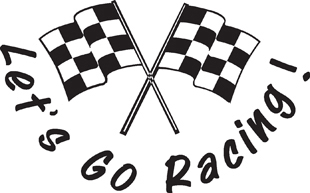 Lets Go Racing decal